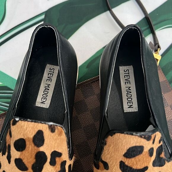 Steve Madden Brown and black cheetah print cowhide - Picture 3 of 8